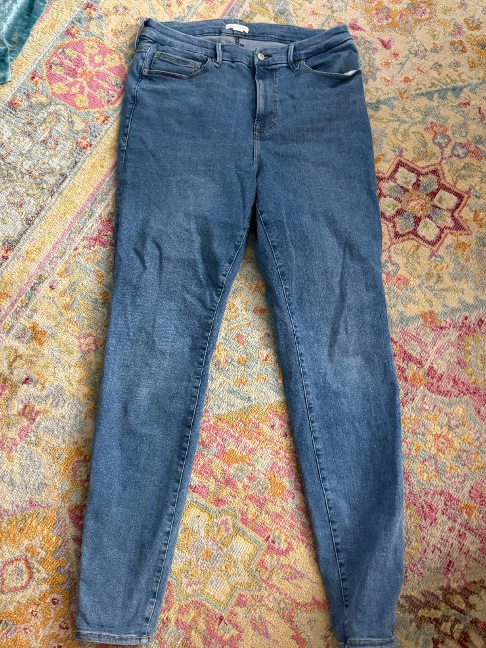 ALWAYS FITS GOOD LEGS SKINNY JEANS 14-18 PLUS LONG 34" inseam
